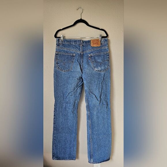 Vintage 2001 Levi's 517 Boot Cut Light Wash Jeans W 36 L 36 - Picture 2 of 10